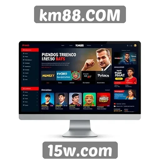Interface do km88.COM é amigável e intuitiva